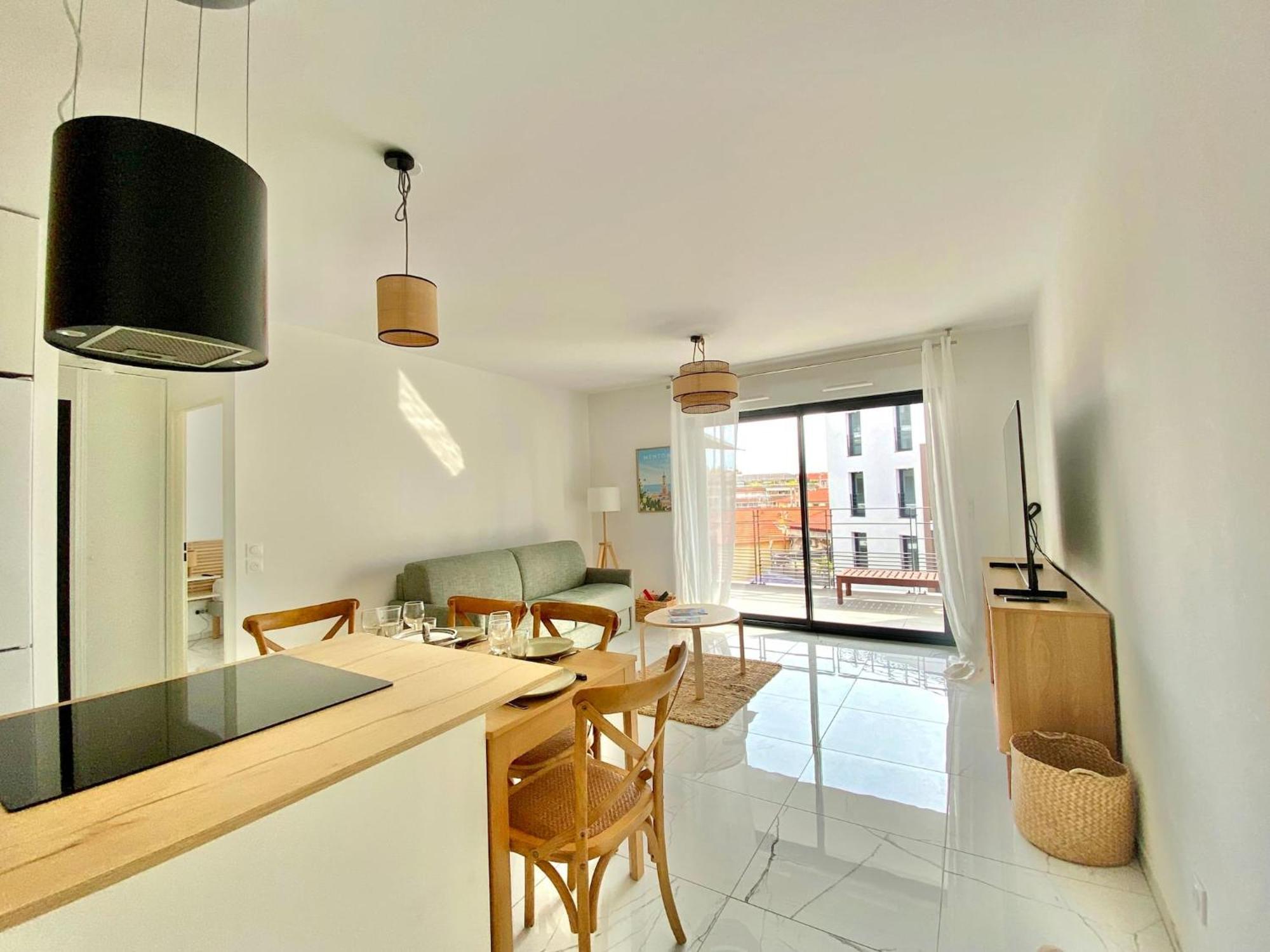 'Cap Riviera' Proche Gare Et Centre Apartment Menton Exterior photo
